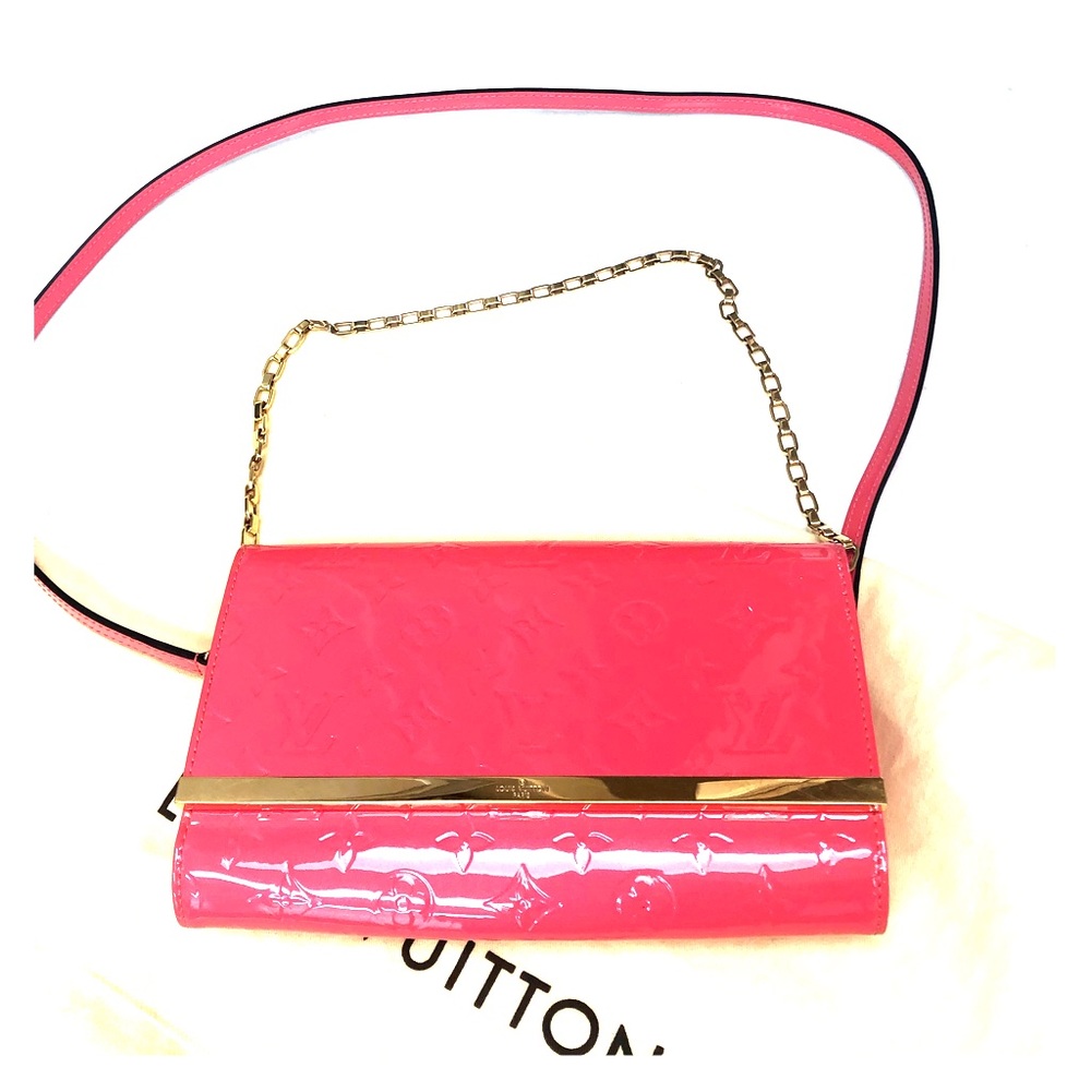 Patent pink leather Louis Vuitton.